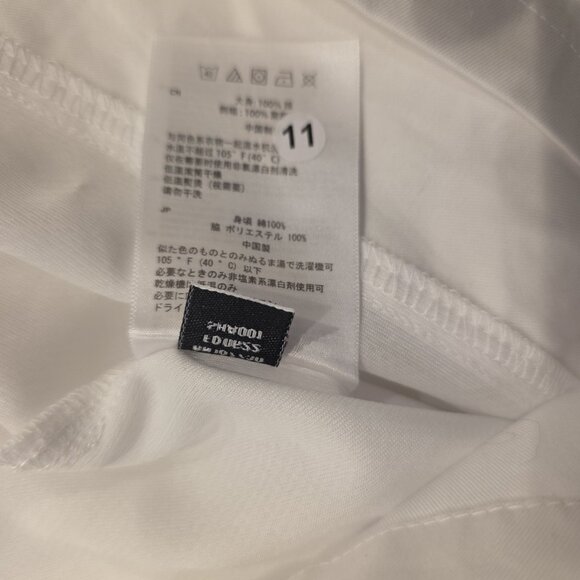 Chef Works Rochester Chef Coat White Vented Sides Pockets Mens Medium NEW NWT - Picture 12 of 14